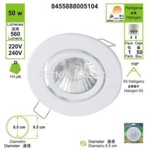 aro-halogena-kit-gu10-3000-k-luz-calida-50-w-blanco