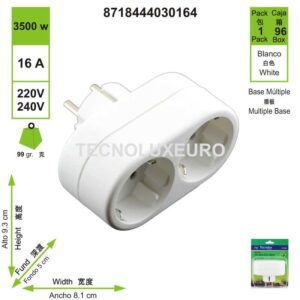 base-multiple-2-enchufes-16-a-plastico-blanco