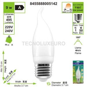 bombilla-bajo-consumo-llama-e27-3000-k-luz-calida-9-w