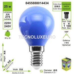 bombilla-incandescente-esferica-e14-azul-25-w