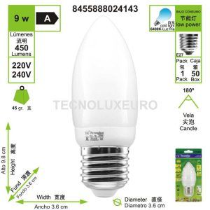 bombilla-bajo-consumo-vela-e27-6400-k-luz-fria-9-w
