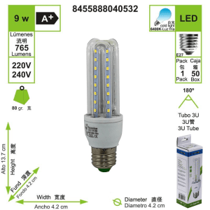 bombilla-led-3u-tubo-e27-6400-k-luz-fria-9-w