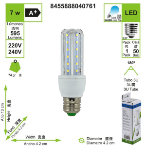 bombilla-led-3u-tubo-e27-6400-k-luz-fria-7-w