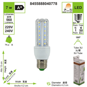 bombilla-led-mini-3u-tubo-e27-3000-k-luz-calida-7-w
