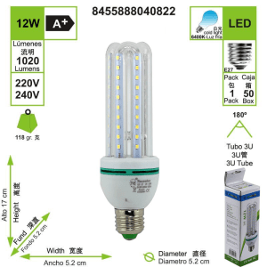 bombilla-led-3u-tubo-e27-6400-k-luz-fria-12-w
