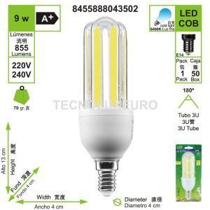 bombilla-led-cob-3u-tubo-e14-6400-k-luz-fria-9-w