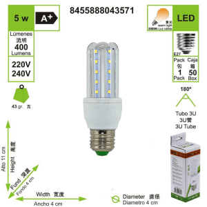 bombilla-led-mini-3u-tubo-e27-3000-k-luz-calida-5-w