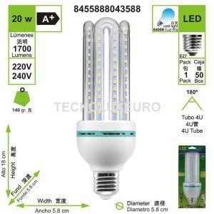 bombilla-led-4u-tubo-e27-6400-k-luz-fria-20-w
