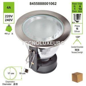 downlights-empotrable-e27-4-a-aluminio-plata-19-cm