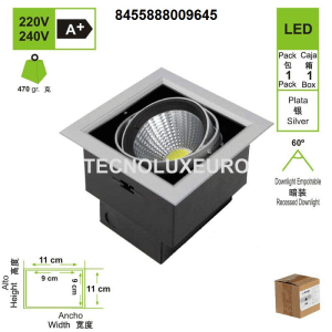 downlights-led-empotrable-aluminio-plata-1-luz