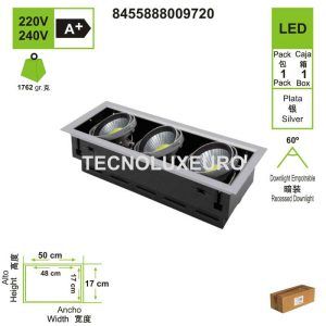 downlights-led-empotrable-grande-aluminio-plata-3-luces