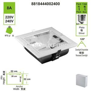 downlights-empotrable-e27-8-a-aluminio-y-cristal-plata
