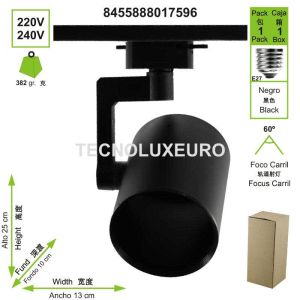 foco-carril-e27-aluminio-y-plastico-negro-