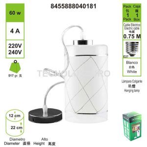 lampara-colgante-mediana-forja-e27-4-a-cristal-y-metal-blanco
