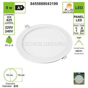 panel-led-redondo-empotrable-3000-k-luz-calida-9-w