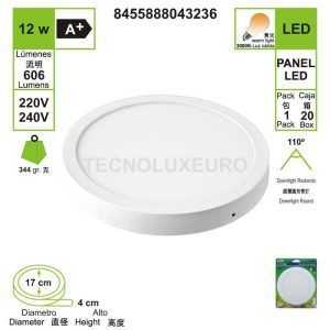 panel-led-redondo-de-superficie-3000-k-luz-calida-12-w