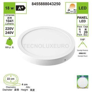 panel-led-redondo-de-superficie-3000-k-luz-calida-18-w