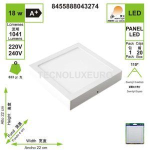 panel-led-cuadrado-de-superficie-3000-k-luz-calida-18-w