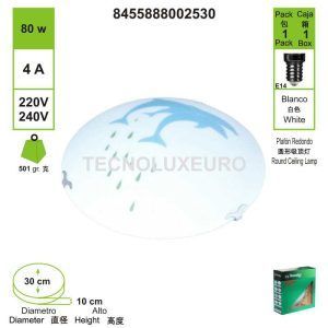 plafon-mediano-infantil-delfines-e14-4-a-cristal-y-metal-blanco