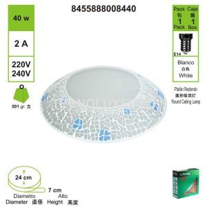 plafon-redondo-violetas-e14-2-a-cristal-y-metal-blanco
