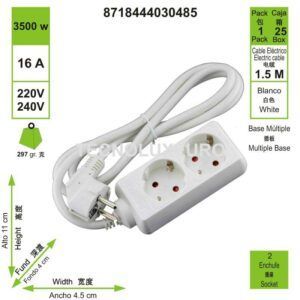 base-multiple-2-enchufes-16-a-blanco-15-m
