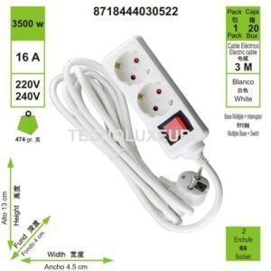 base-multiple-2-enchufes-16-a-plastico-blanco-3-m