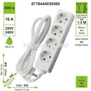base-multiple-4-enchufes-16-a-plastico-blanco-15-m