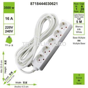 base-multiple-5-enchufes-16-a-blanco-5-m