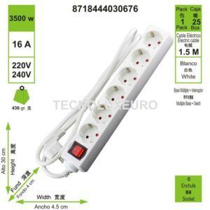base-multiple-6-enchufes-16-a-plastico-blanco-15m