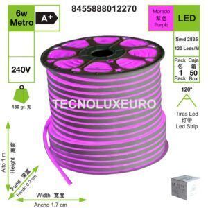 barra-de-luz-led-de-neon-fucsia-panel-plano-lampara-de-doble-cara-220v-manguera-precio-de-1-metro