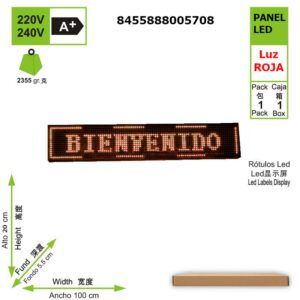 rotulo-led-electronico-aluminio-negro-pantalla-letras-rojas-100-cm-x-20-cm-x-5-cm