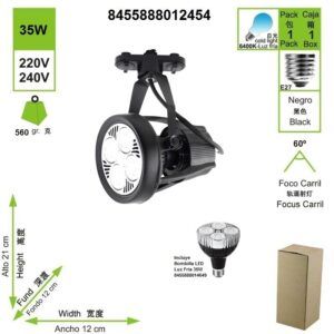 led-foco-carril-spot-negro-35w-6400k