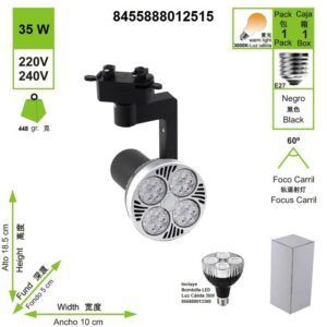 led-foco-carril-spot-negro-35w-3000k