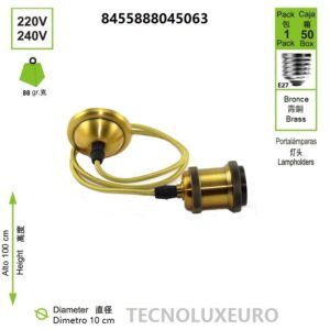 porta-lampara-bronce-e27