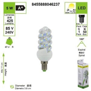 bombilla-led-mini-espiral-e14-4000-k-luz-dia-5-w