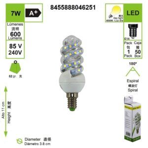 bombilla-led-mini-espiral-e14-4000-k-luz-dia-7-w