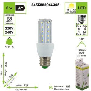 bombilla-led-mini-3u-tubo-e27-4000-k-luz-dia-5-w