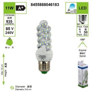 bombilla-led-mini-espiral-e27-6000k-luz-fria-11-w