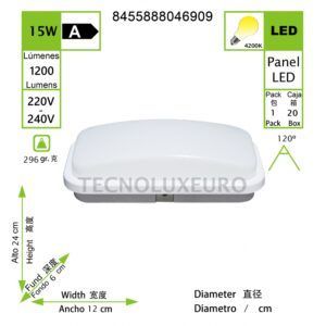 LAMPARA DE LED PARA JADIN 15W 4200K