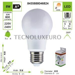 bombilla-led-8w-e27-3000k-ac220-240v