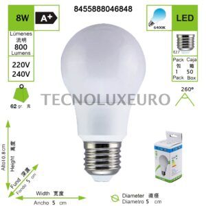 bombilla-led-8w-e27-6400k-ac220-240v