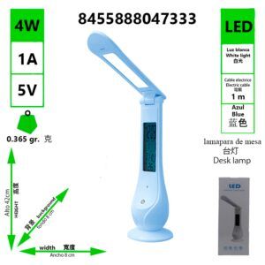 lampara-led-de-mesa-de-reloj-color-azul
