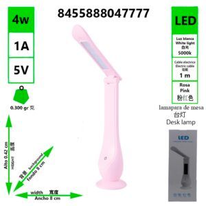 lampara-led-de-mesa-de-prastico-color-rosa