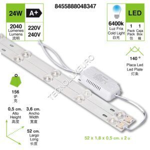 placa-led-regleta-iman-6400k-510mm-2x12w-24-95v-185-265vac50hz