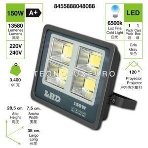 toplanet-150w-floodlight-led-foco-proyector-led-para-exterior-iluminacion-decoracion-6500k-luz-fria-ip66-gris-clase-de-eficienci