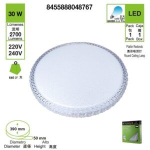 LED PLAFON REDONDA 490MM