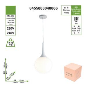arana-de-cristal-redonda-grande-25mm-longitud-del-cable-1-metro-portalamparas-e27-todo-blanco