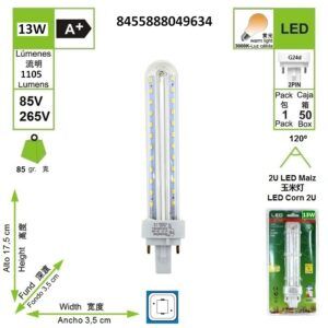 LED Bombilla G24
