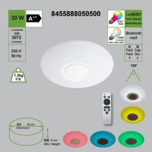 LED PLAFÓN DE MÚSICA