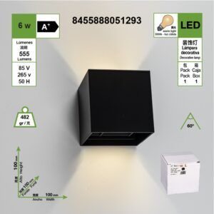 LED Aplique Interior y Exterior